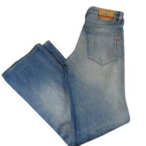 Diesel Mens Jeans Bootcut 1998 D-Buck 31 x 32 Light Blue Denim Button Fly